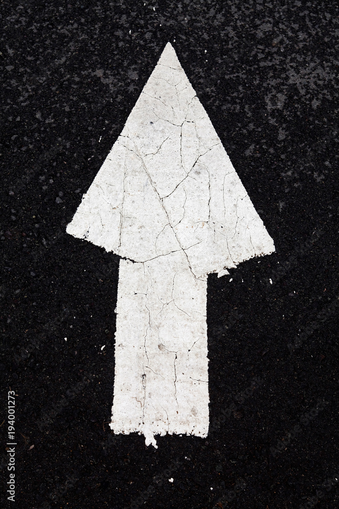 Fototapeta premium Road sign on the road