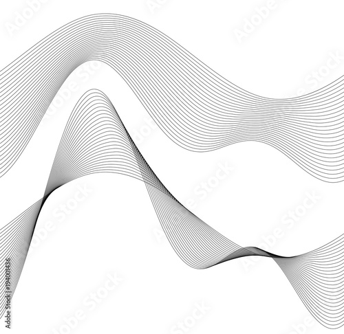 design element many wavy lines tape effect01