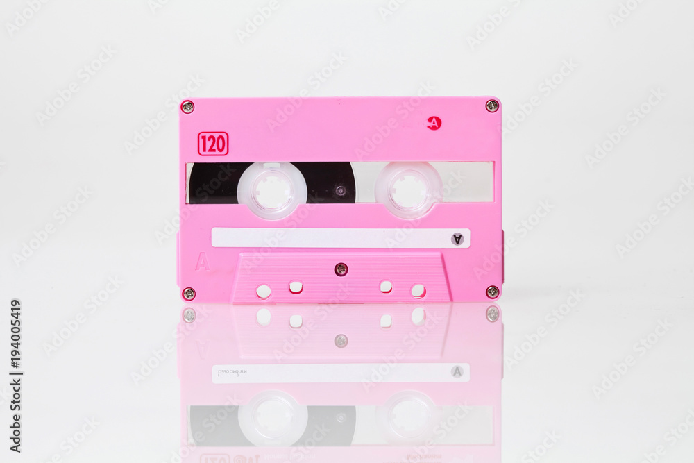 Obraz premium Magnetic tape cassette for audio music recording