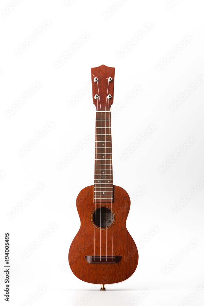 Fototapeta premium Ukulele on white isolated