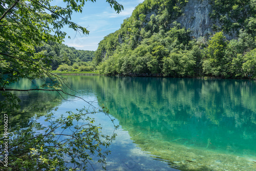 a clear Lake in the Summer