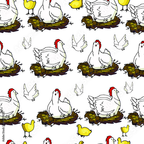 Wallpaper Mural Easter chiken Torontodigital.ca