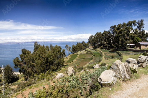 Isla del Sol on lake Titica...