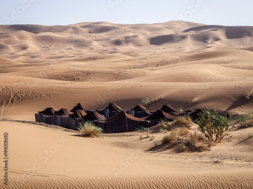 Berber camp Sahara Desert