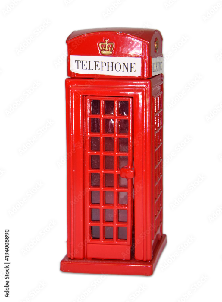 Typical London, UK Red Telephone Booth Typical London, UK Red Telephone Booth