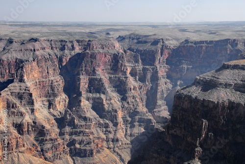 Helicopter landing at the Grand Canyon