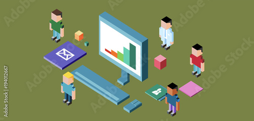computer, pc, icona, informatica