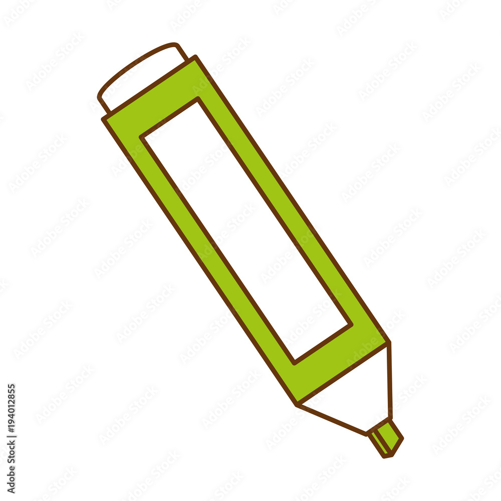 permanent marker school supply icon vector illustration design permanent marker school supply icon vector illustration design