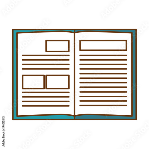 text book isolated icon vector illustration design © Gstudio