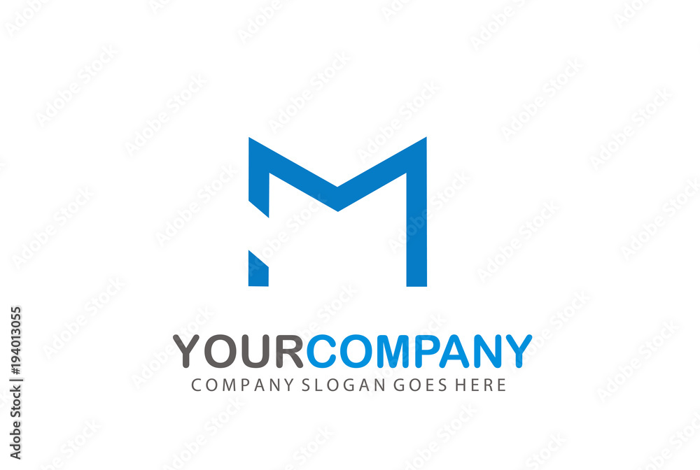 Simple Logo Letter M Design Vector Simple Logo Letter M Design Vector
