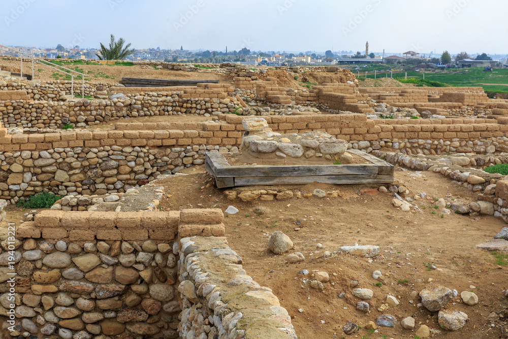View on ancient ruins