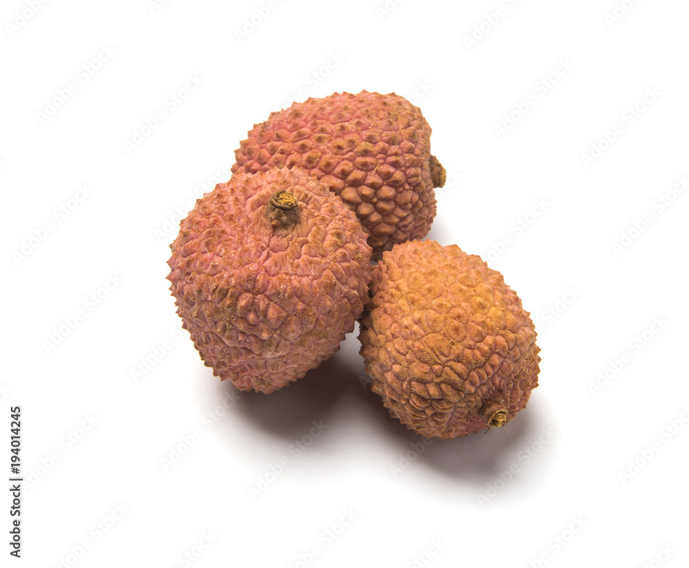 lichies on white background lichies on white background