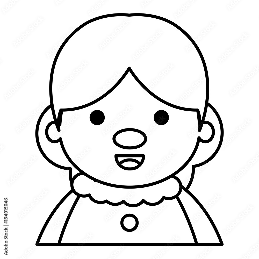 cute santa wife character vector illustration design cute santa wife character vector illustration design