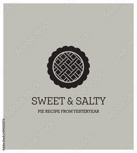 Logo pour un restaurant spécialisé dans la fabrique de tartes salées et sucrées
