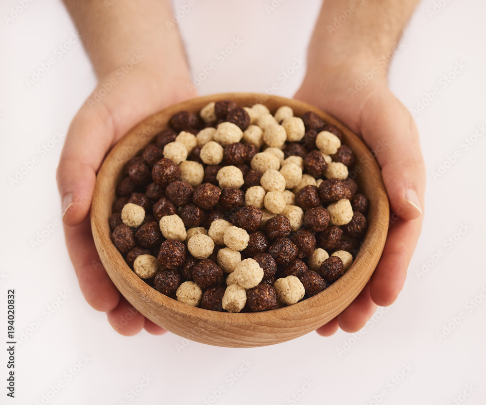 Cereals on white background Cereals on white background
