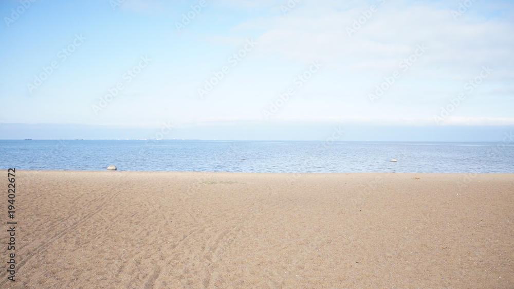 Photo of the beach on the Baltic sea