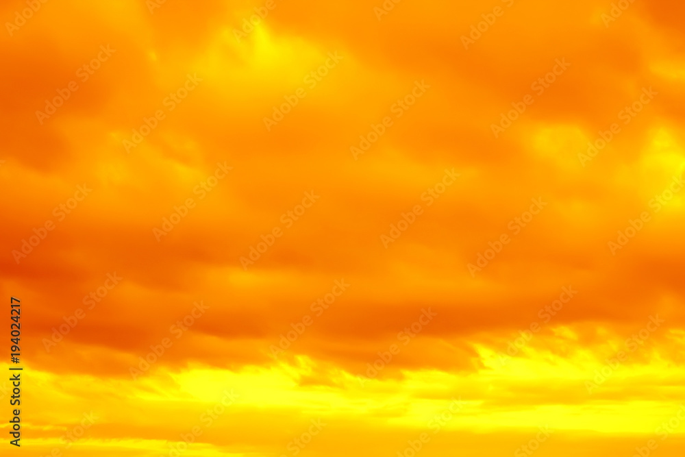 a fantastic yellow red sky. apocalyptic sky. background. Stock Photo |  Adobe Stock
