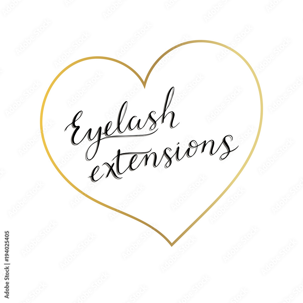 Eyelash extensions logo