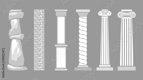 set of columns