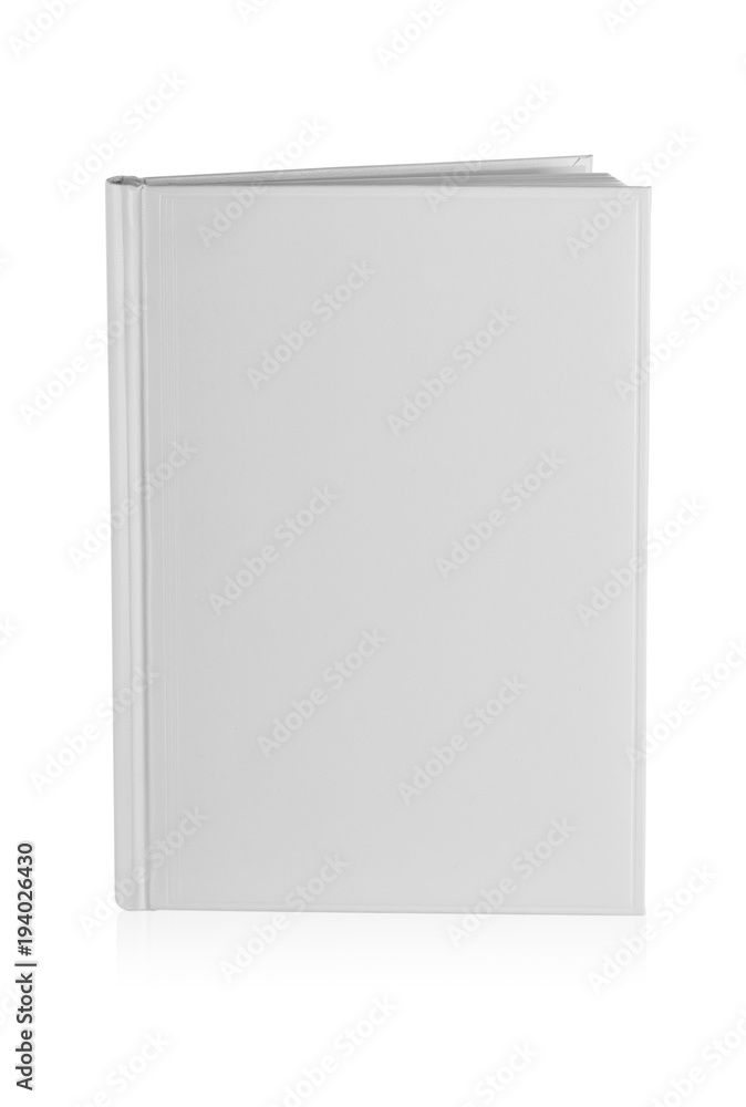 Modern white diary in leather bindings