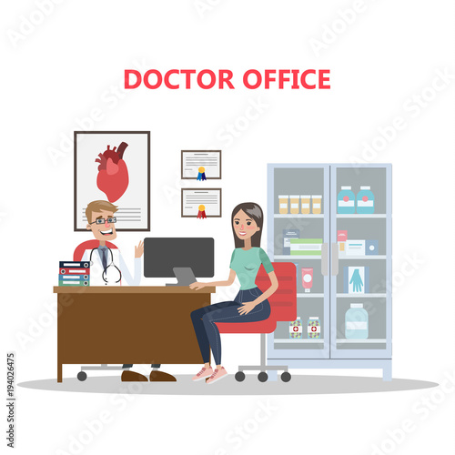 Office of doctor.