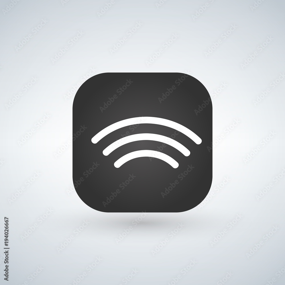 Wifi Wireless Network icons over app button. vector illustration. Wifi Wireless Network icons over app button. vector illustration.