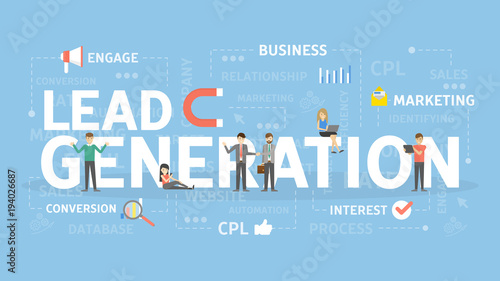 Lead generation concept.