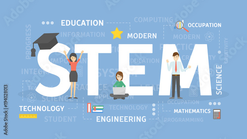 STEM concept illustration.