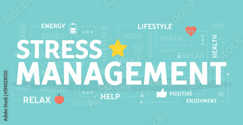 Stress management concept.