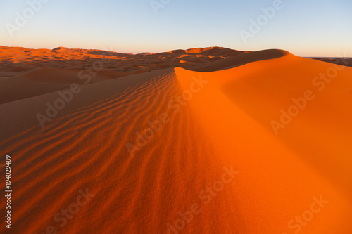Sahara dunes in Merzouga, Africa - The grand Dune of Merzouga © A. Zeitler