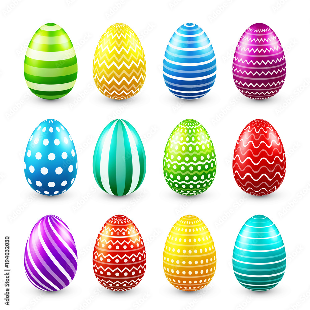 Easter eggs colored set. Spring. Holidays in April. Gift. Seasonal celebration.Egg hunt. Sunday. Easter eggs colored set. Spring. Holidays in April. Gift. Seasonal celebration.Egg hunt. Sunday.