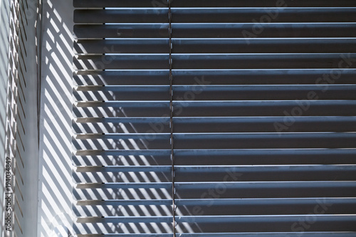 Abstract composition with window blinds 