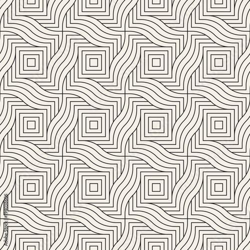 Vector seamless pattern. Modern stylish abstract texture. Repeating geometric 