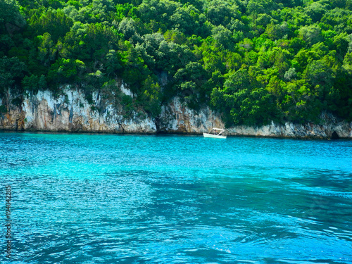  Blue lagon, wild beach, Greece