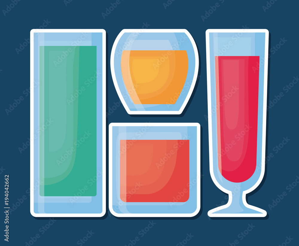 Cocktails drinks design Cocktails drinks design