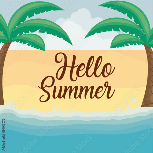 Hello summer design 