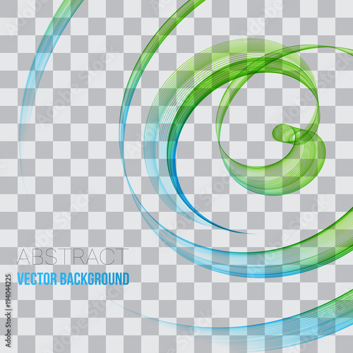 Abstract vector background  blue and green waved lines for brochure  website  flyer design.