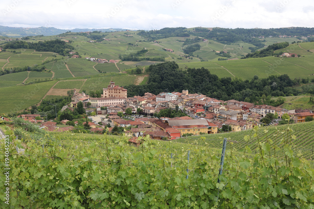 Village of Barolo in Piedmont. Northern Italy
