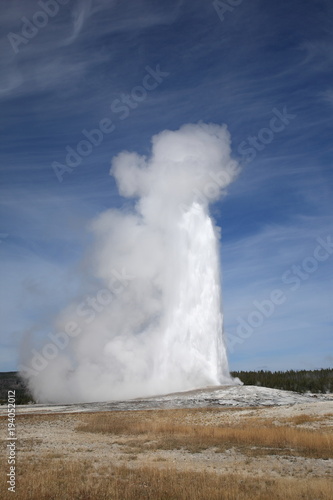 Old Faithful - Yellowstone National Park in Wyoming