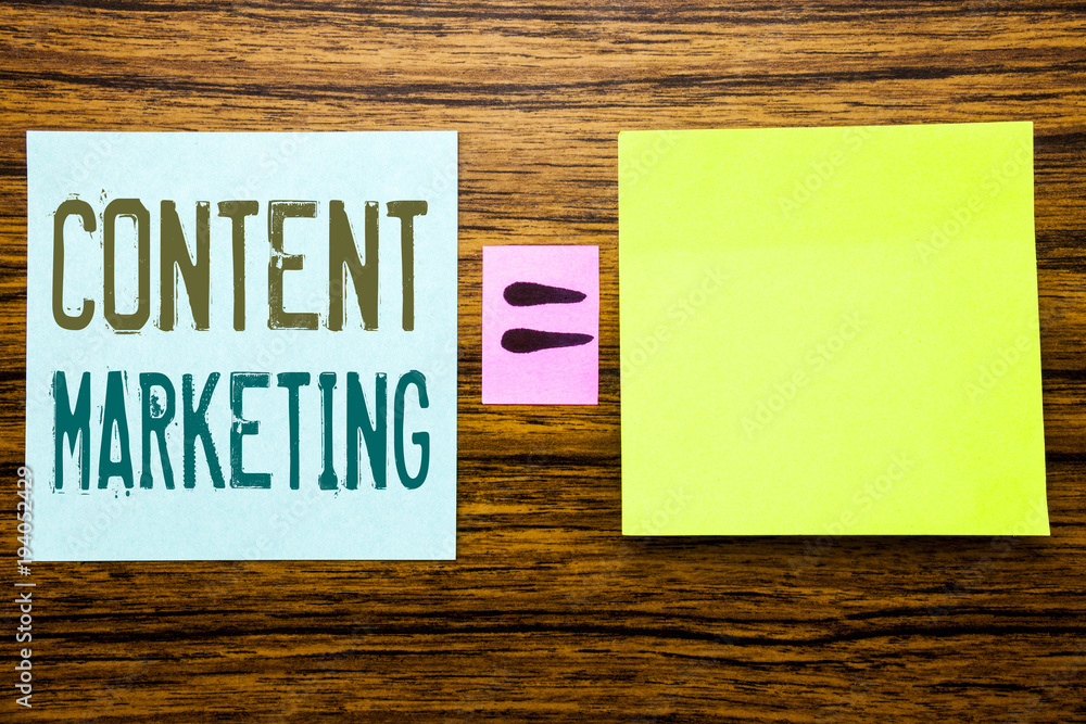 Word, writing Content Marketing. Business concept for Online Media Plan written on sticky note paper on wooden background. Equation mathematical sign for your space Word, writing Content Marketing. Business concept for Online Media Plan written on sticky note paper on wooden background. Equation mathematical sign for your space