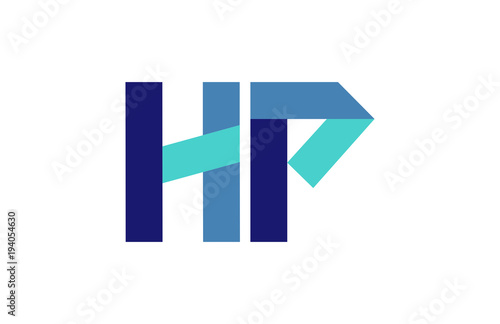 Free Download HP Ribbon Letter Logo - GFXLoad