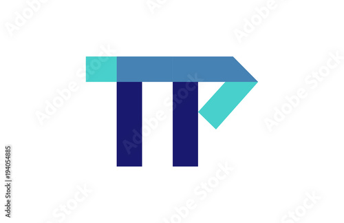 TP Ribbon Letter Logo