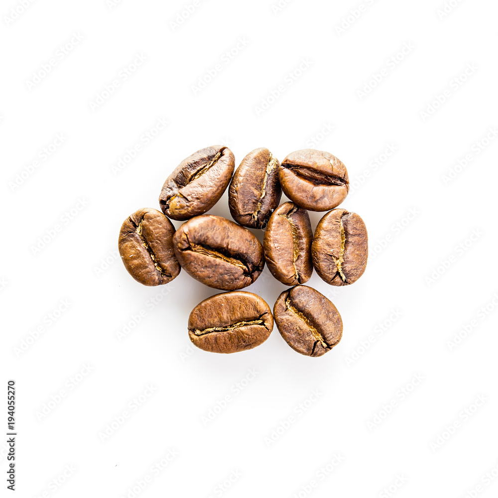 Coffee beans isolated on white background Coffee beans isolated on white background