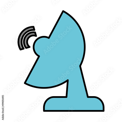 communication antena isolated icon vector illustration design