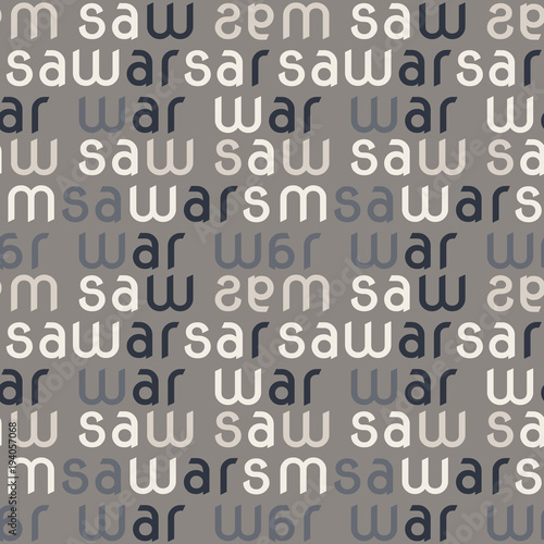 Warsaw seamless pattern. Autentic artistic design for background.