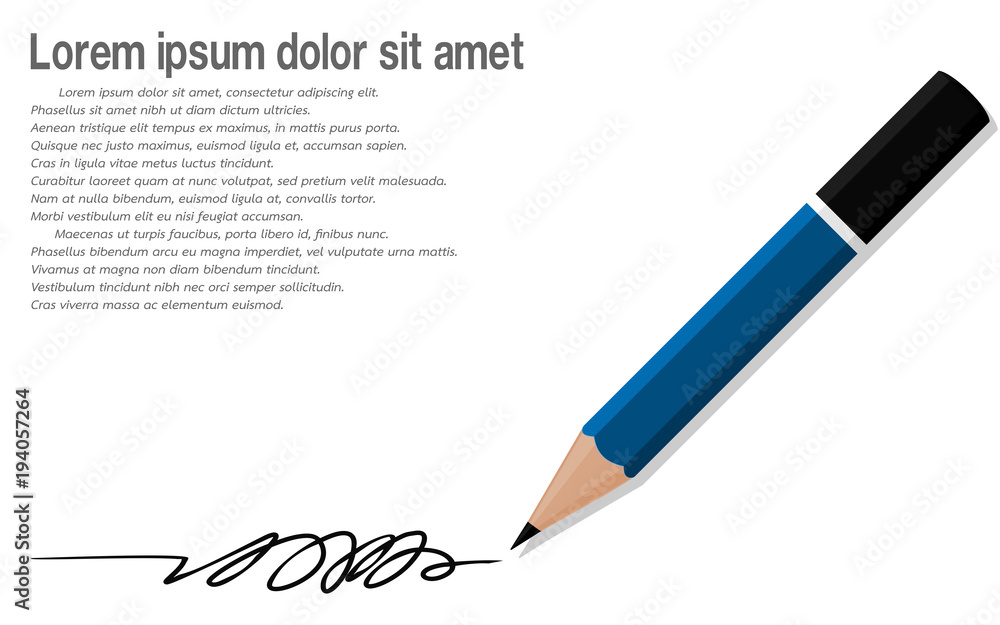 Top view of pencil which is writing spiral line on white background
Top view of pencil which is writing spiral line on white background