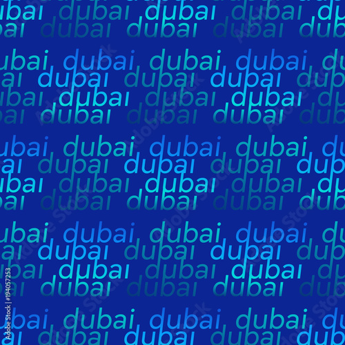 Dubai seamless pattern. Autentic artistic design for background.