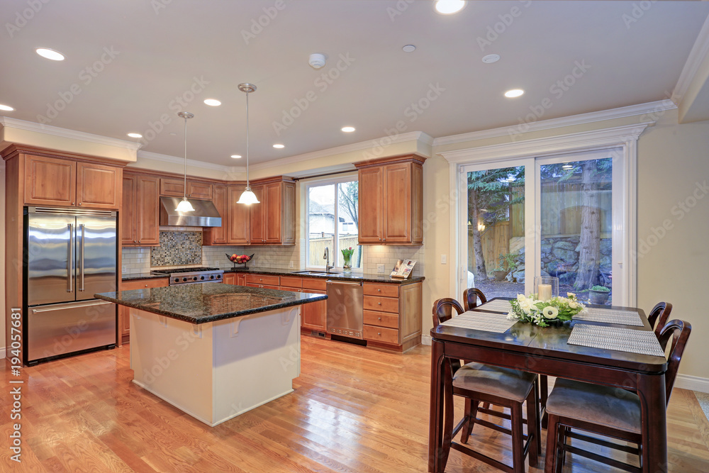 Luxury kitchen fitted with Viking appliances. Luxury kitchen fitted with Viking appliances.