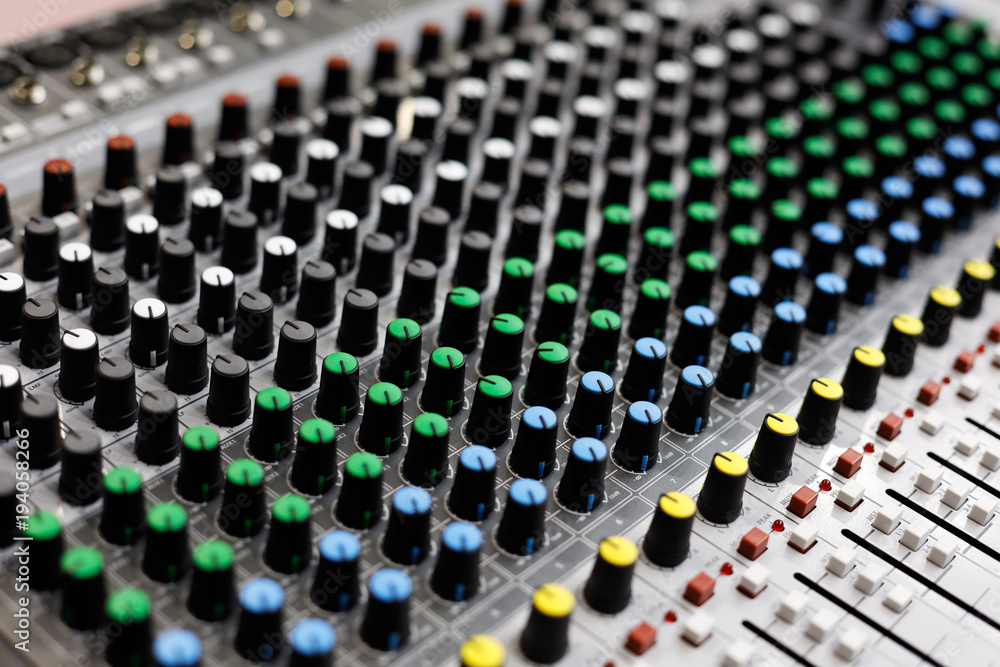 audio sound mixer control panel audio sound mixer control panel
