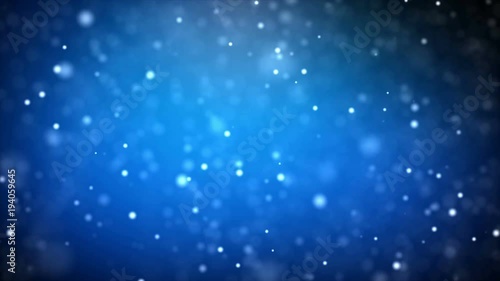 Abstract dark background particle and bokeh flow and lighting effect with blur and grain processed